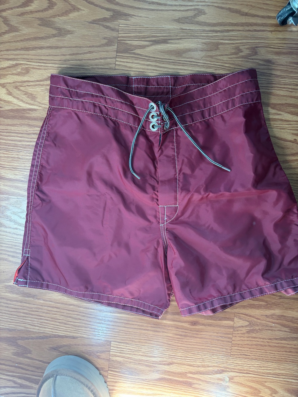 Birdwell Maroon Athletic Shorts